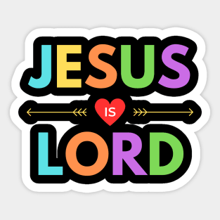 Jesus Is Lord | Christian Saying Sticker
